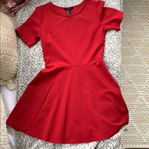 Forever 21 fit and flare mini skater dress